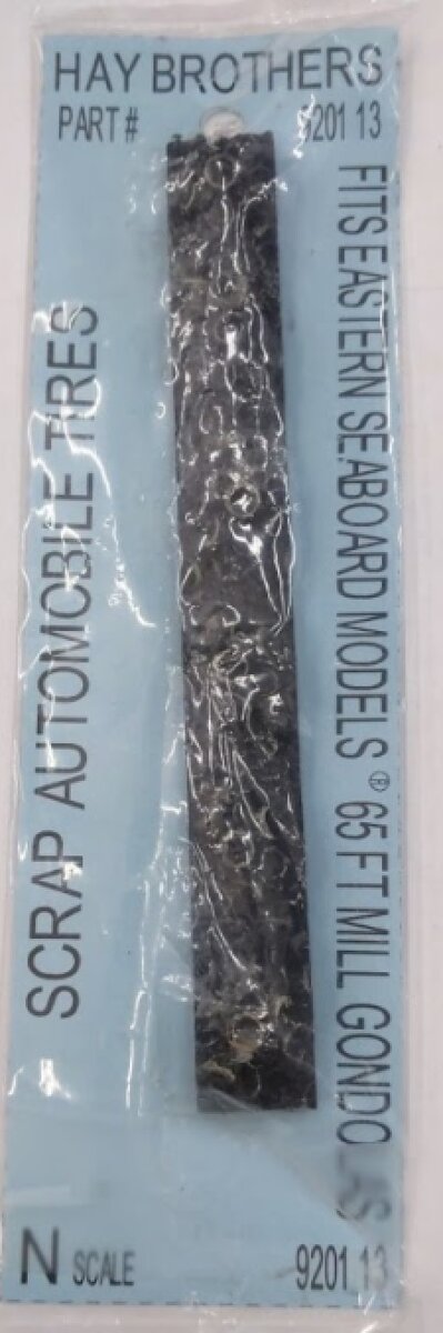 Haybros 920113 N Scale Scrap Automobile Tires Load