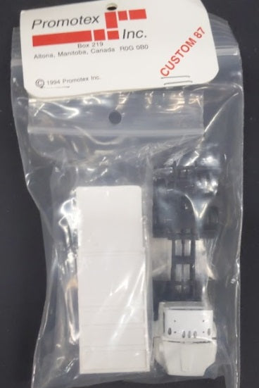 Promotex 450150 HO CUSTOM 87 White Garbage Truck Kit