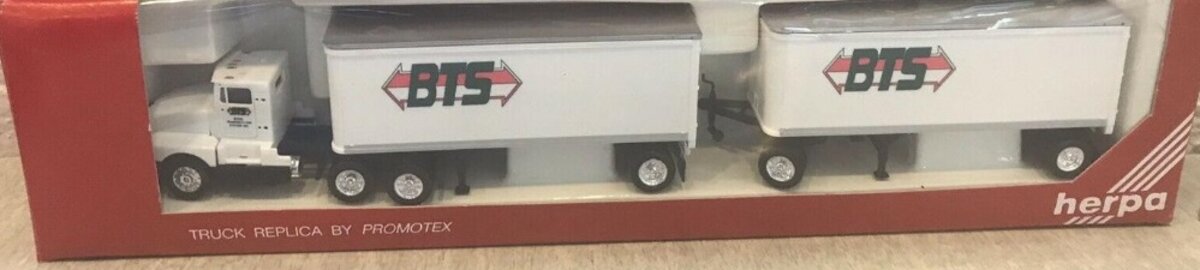 Herpa HO BTS Truck System Double Rig