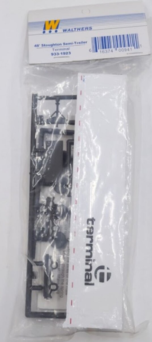 Walthers 933-1923 HO Terminal 48' Stoughton Semi-Trailer Kit