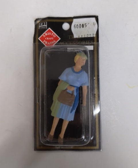 Aristo-Craft ART60005 O Scale Women in Blue Dress w Hat