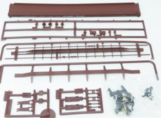 Walthers 932-3960 HO 75' Flat Car 60's Era #470899 Kit