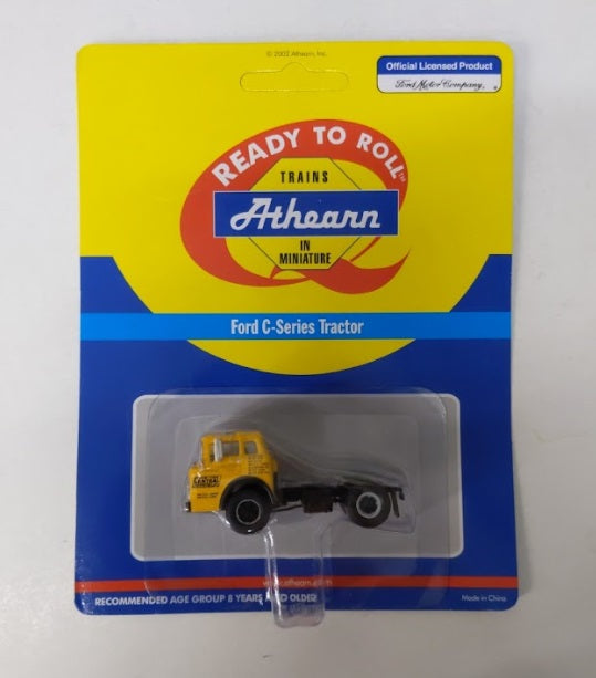 Athearn 2718 HO Scale Yellow New York Central Ford C-Series Tractor