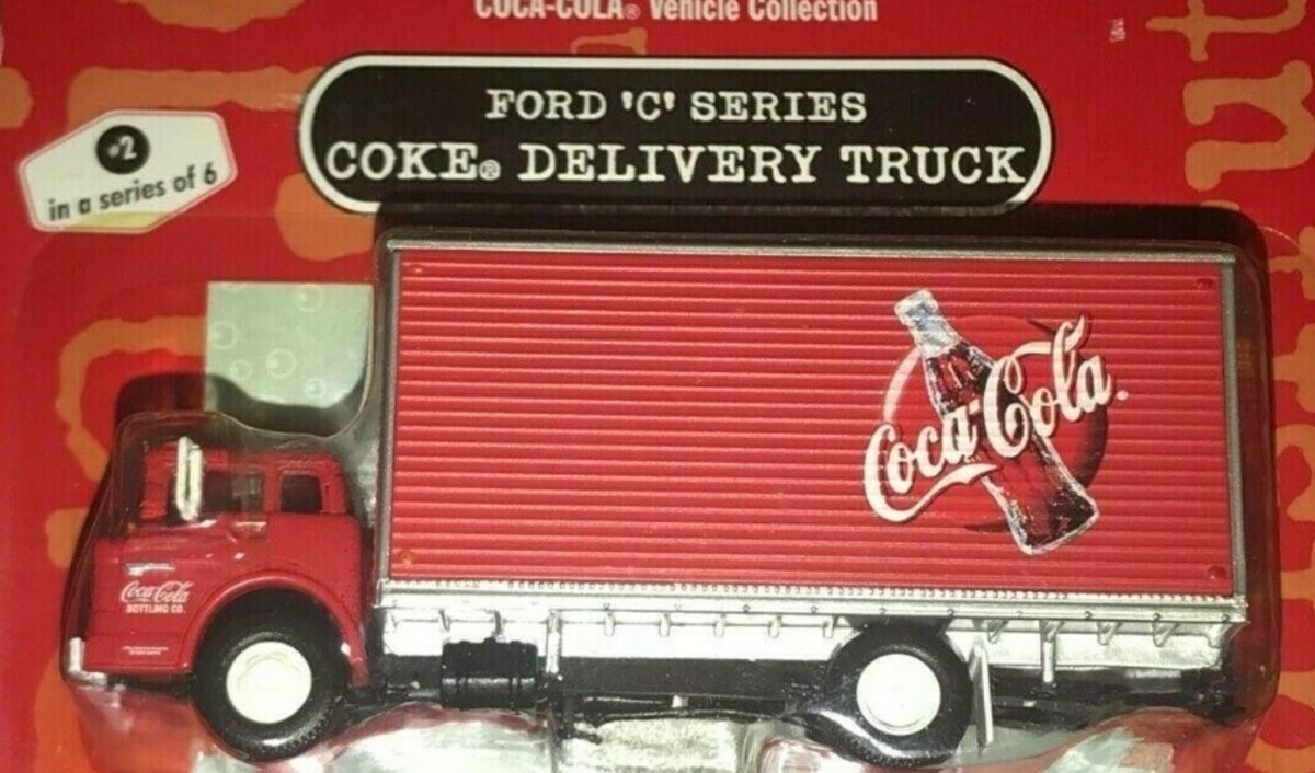 Athearn 8201 HO Coca-Cola Ford 'C' Series Delivery Truck W/Truck Body Series I