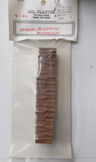 Mr. Plaster 194 HO Athearn Bulkhead Pulpwood Load