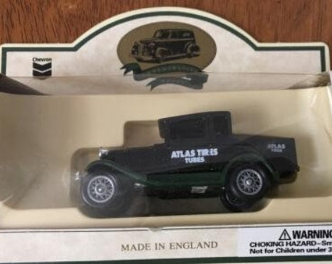 Lledo 1:87 Black&Green Atlas Tires Tubes Service Vehicle Limited Ed Car
