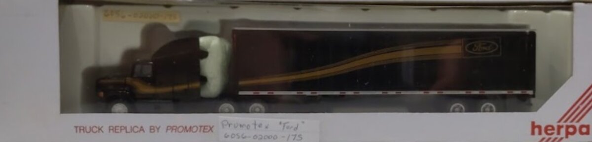 Herpa 1:87 Ford Truck With Ford Trailer Kit