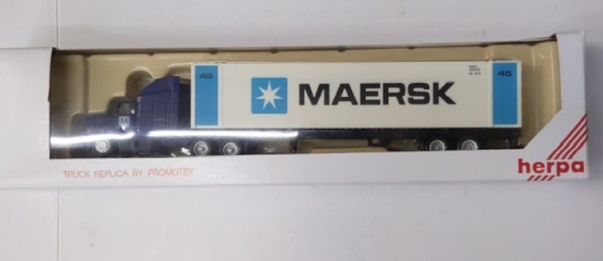 Herpa 1:87 Maersk Ford Truck and Trailer