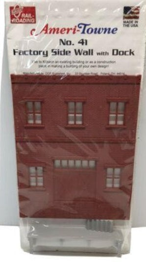 Ameri-Towne 41 O Gauge Industrial Side Wall Only Front Kit