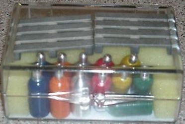 Layout Miniatures O Aluminum Gas Cylinders Painted W/2 Pallets