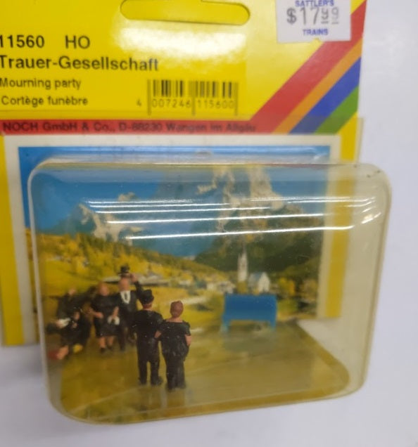 Noch 11560 HO Mourning Party at Funeral Figures Kit