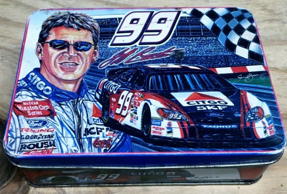 Sam Bass Collectors Jeff Burton Car #99 Metal Box