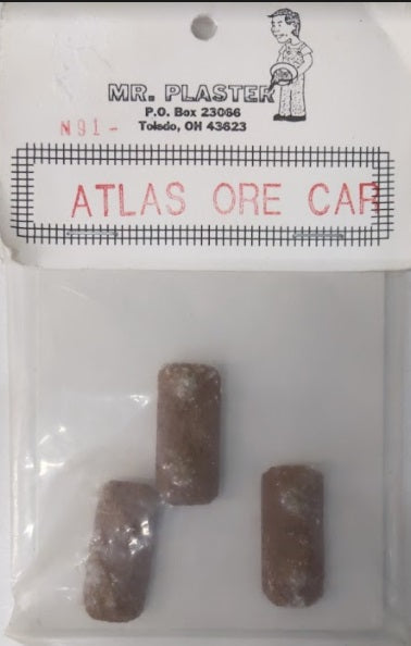 Mr. Plaster ATLAS ONE CAR N Atlas Ore Car (Pack of 3)