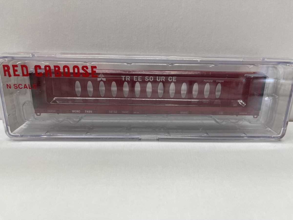 Red Caboose 16625-2 N Tree Source Centerbeam Car #7409 No Wheels No Couplers