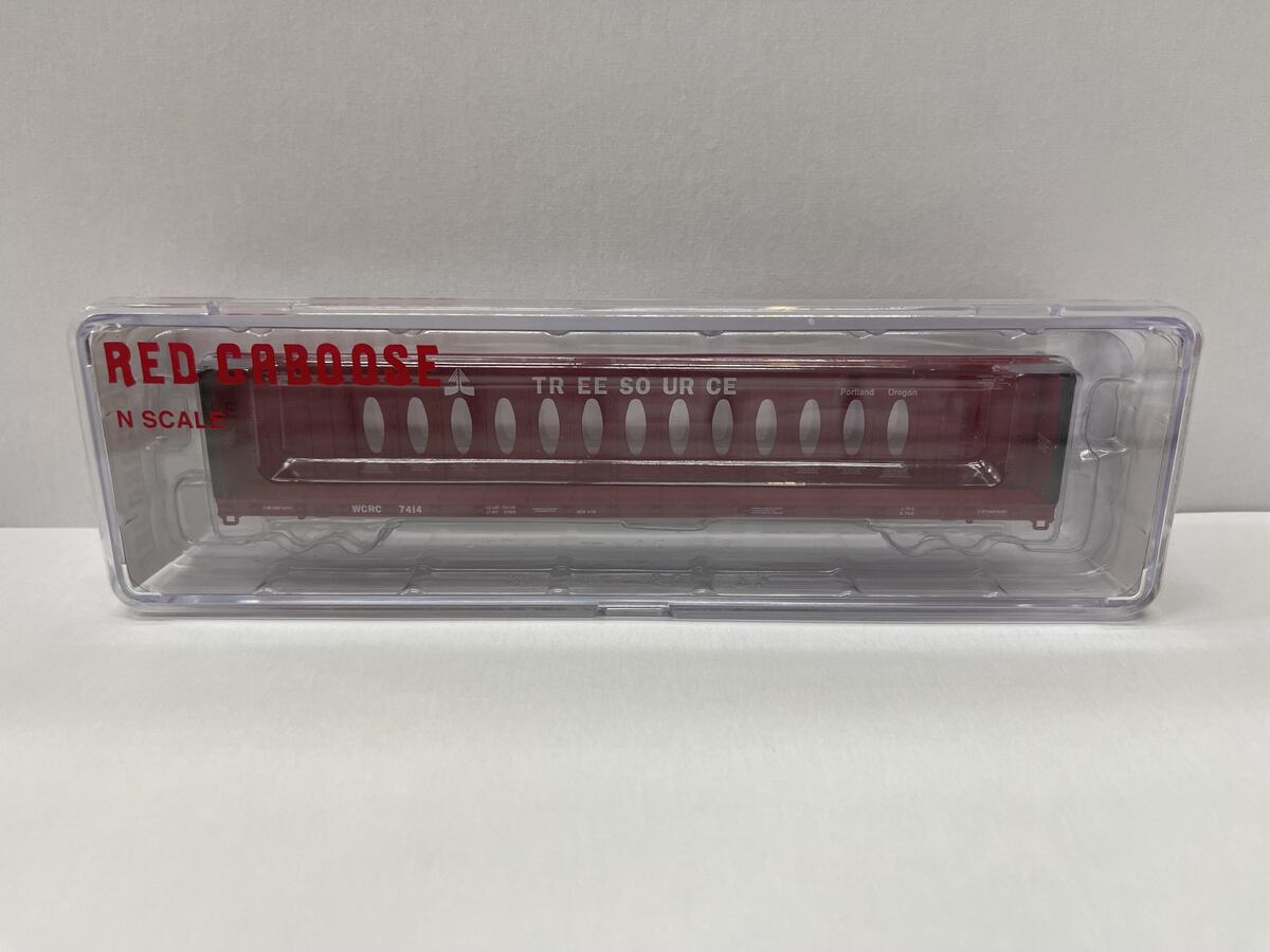 Red Caboose 16625-3 N Tree Source Centerbeam Car #7414 No Wheels No Couplers