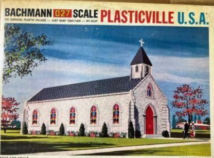 Bachmann 1818 O-27 Plasticville Church Building Kit – Trainz