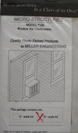 Micro Structures 100 N Window Air Conditioners Kit