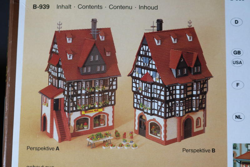 Faller B-939 Ho Scale Half-Timbered Flower Shop Building Kit