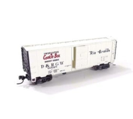 Yesteryear #30034 N Scale D&RGW Cookie Box 40 AAR Boxcar July 2002 Freight Car