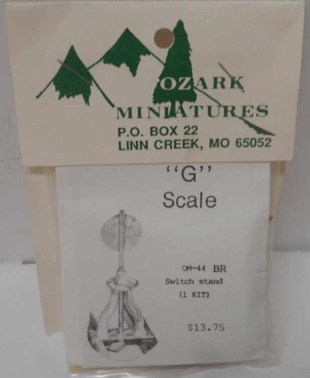 Ozark Miniatures OM44 G Switch Stand Kit Trainz