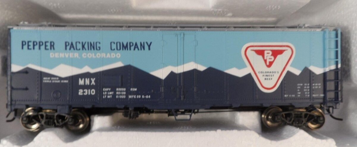 InterMountain 2310 O Pepper Packing Company Steel Refrigerator Car # 2310