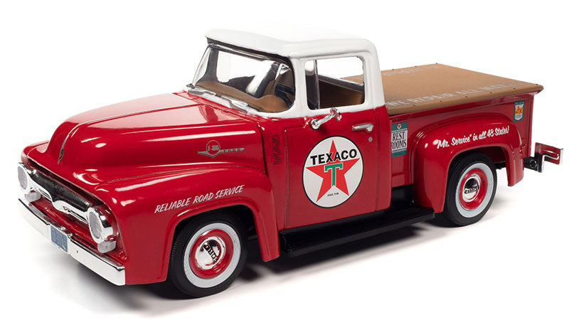 Round 2 CP7961 1:24 Texaco Truck Series #39 - 1956 Ford F100 Pickup Truck