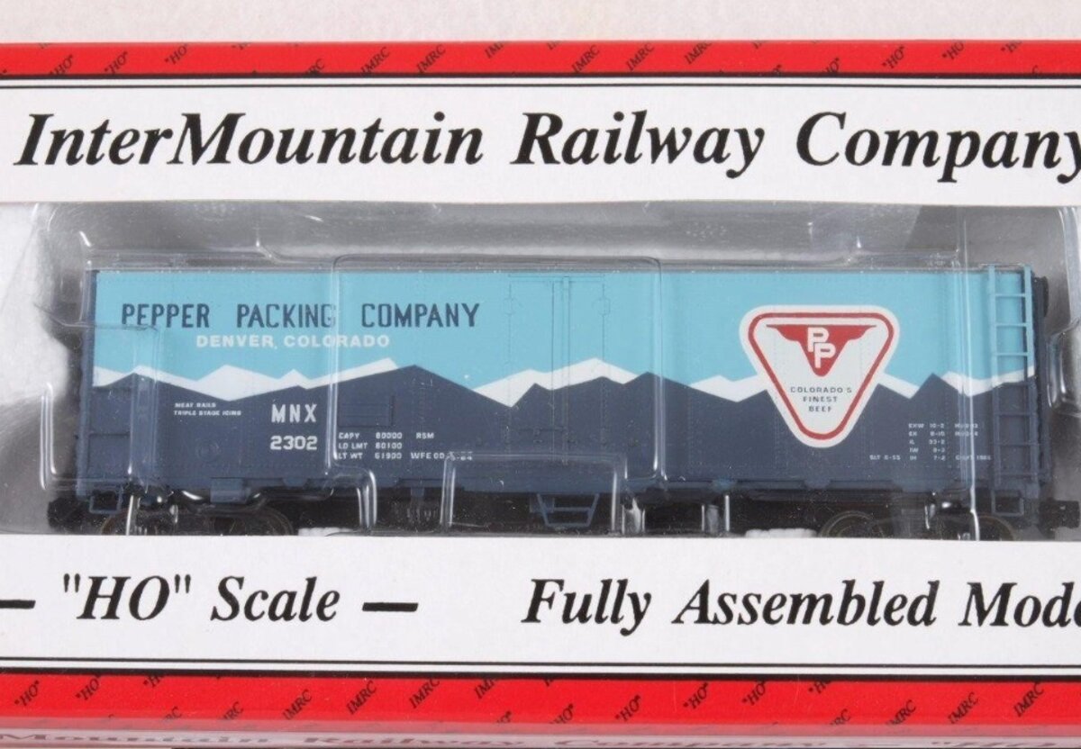 InterMountain 2302 O Scale Pepper Packing Company Freight car #2302