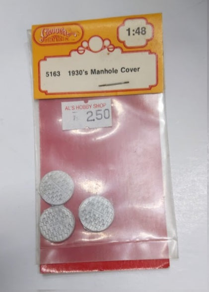 Chooch Enterprises Inc 5162 O Scale Early Manhole Covers (Set of 3)
