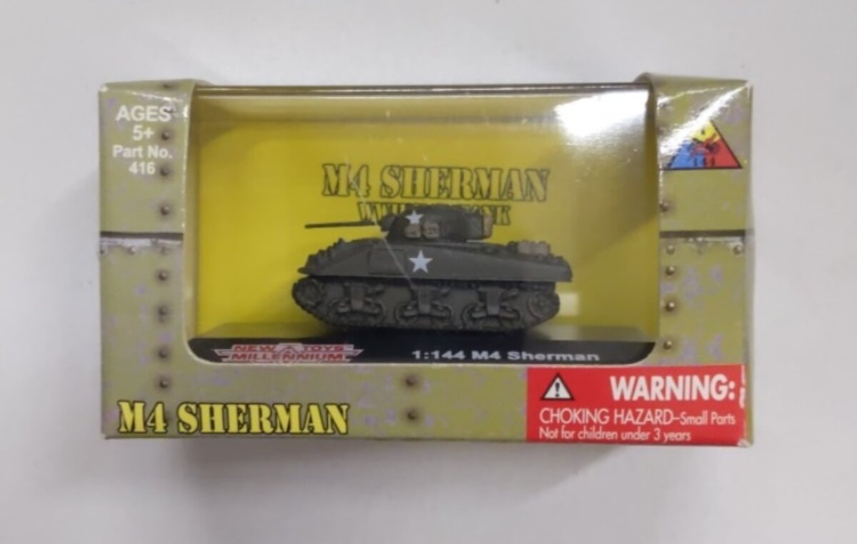 New Millenium 416 1:144 M4 Sherman Military Tank Vehicle