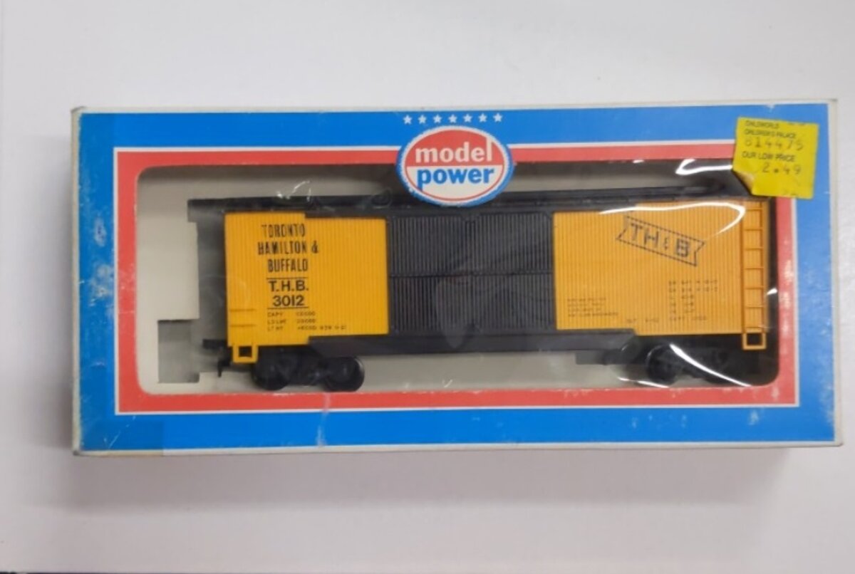 Model Power 9005 HO Toronto Hamilton & Buffalo #3012 Box Car