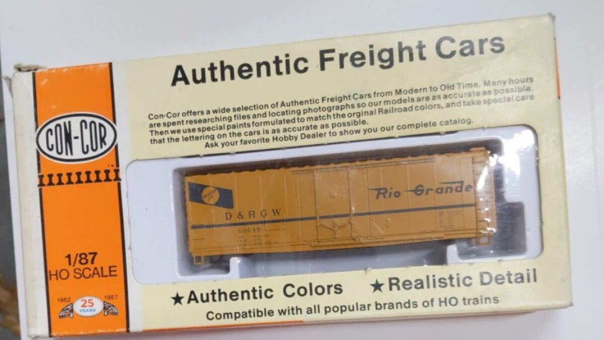 Con-Cor 0001-009461 HO Rio Grande PS-1 PD Boxcar Kit