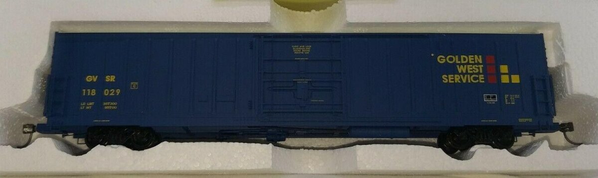 Eel River Models HO Golden West Service GV SR Box Car Road Number May Vary
