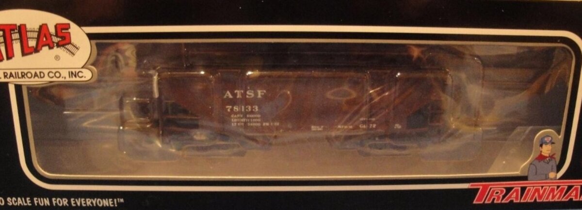 Atlas 20002490 HO Santa Fe 2-Bay Flat End Offset Hopper #78133