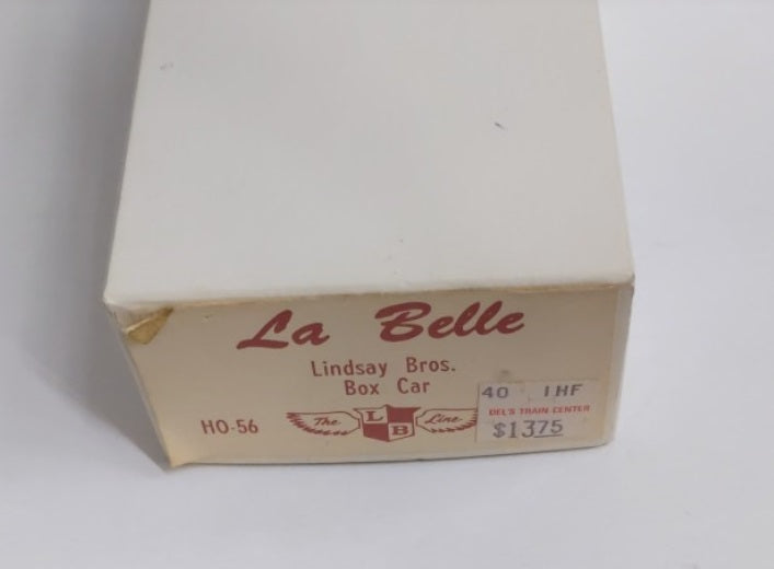 LaBelle Woodworking Co. HO-56 HO Lindsay Bros Boxcar Kit