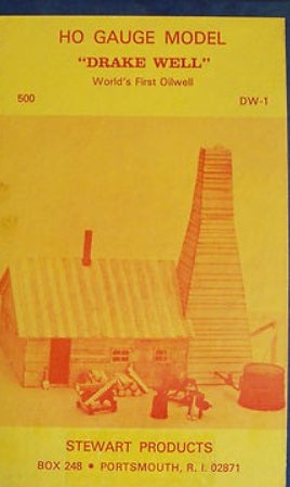 Stewart Hobbies DW-1 HO Drake Well World's First Oilwell Kit