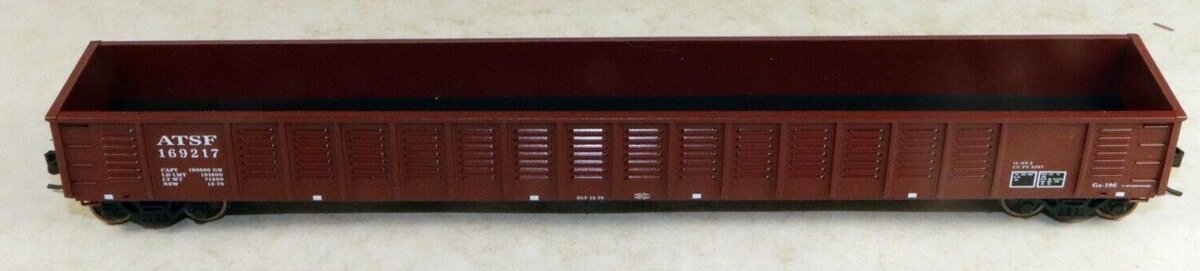 E&C Shops 0556-2 HO Santa Fe 65' Mill Gondola Car # 169217 Kit