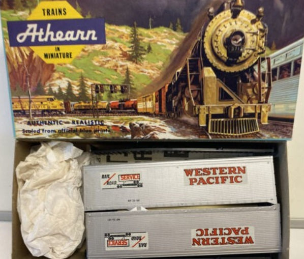 Athearn 5174 HO Scale Western Pacific 40 Ft Trailer Kit (Box of 2)