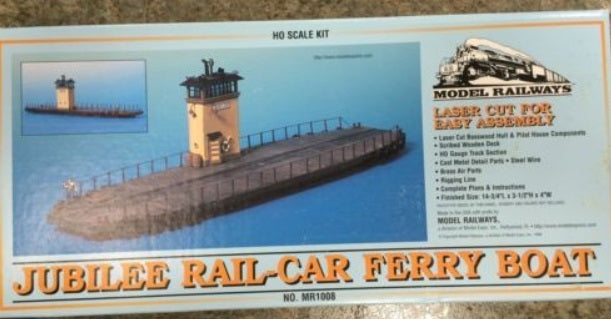 Model Railways MR1008 HO Jubilee Rail-Car Ferry Boat Laser Cut Kit