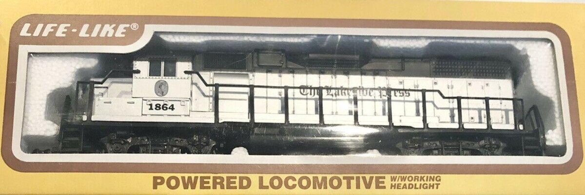 Life Like HO The Lakeside Press Unpowered Locomotive