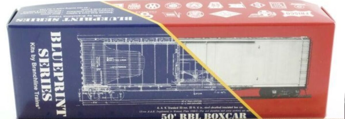 Branchline Trains 1718 HO # 5978 Santa Fe Shock Control 50' Plug Door Boxcar Kit