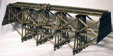 Hunterline HLHTREST2 HO 81' Pile Trestle Building Kit
