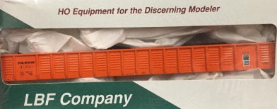 LBF Company 2003 HO Denver & Rio Grande Western 65 Mill Gondola # 31017 Kit