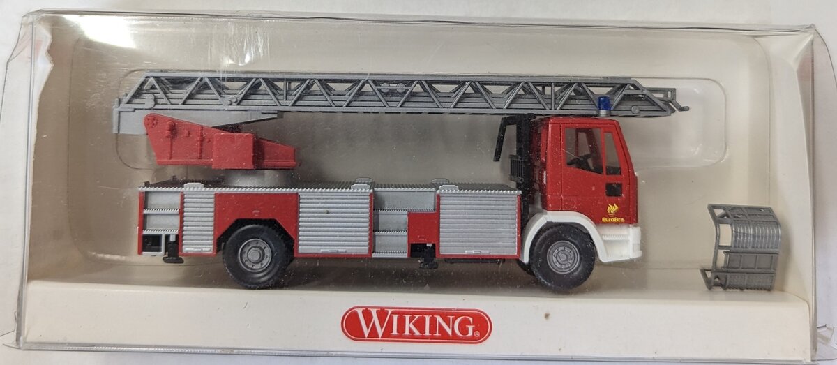 Wiking 6190334 HO Iveco Euro Fire Department Truck With Ladder