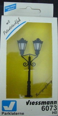 Viessmann 6073 HO Black Double Park Lanterne