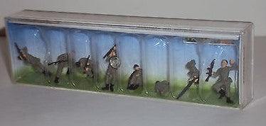 Faller 156005 HO Military Soldiers in Combat (Set of 8)