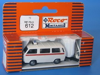 Roco 612 HO Volkwagen Police Emergency Van W/Accessories