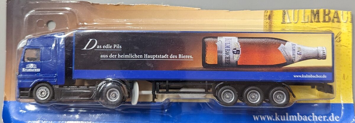 Grell Hummer 95310 HO Kulmbacher German Bottling Company Semi Truck