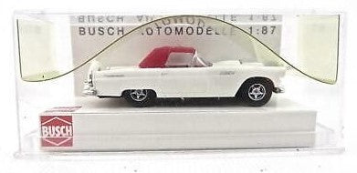 Busch 45211 HO White Ford Thunderbird w/ Red Top
