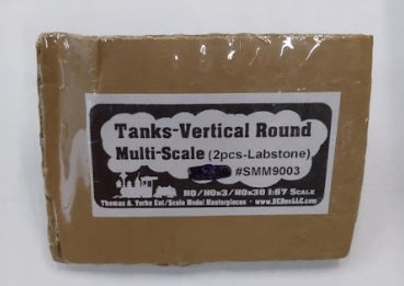 Scale Model Masterpieces SMM9003 HO Tanks Vertical Round (Pack of 2)
