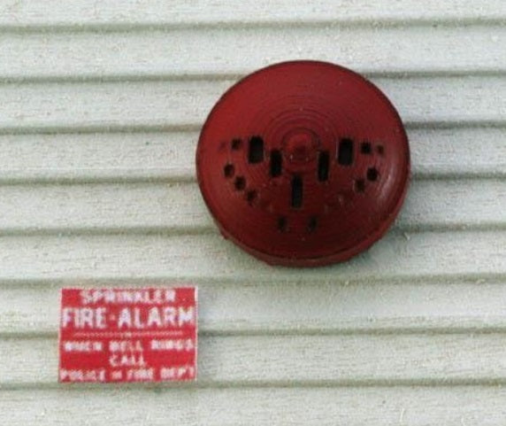 Model Tech Studios OD2274P O Fire Sprinkler Alarms (Pack of 2)